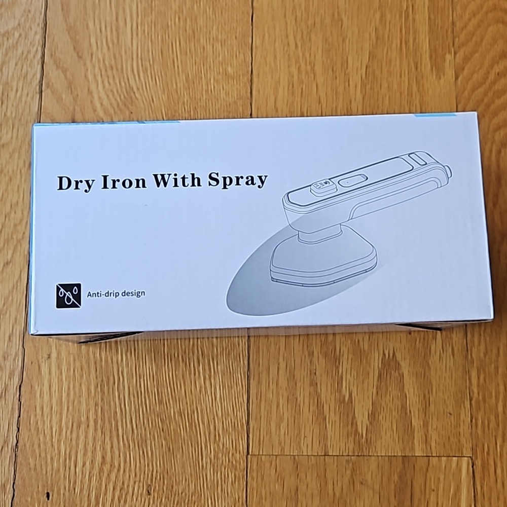 Mini Portable Handheld Steam Iron with Spray NWB